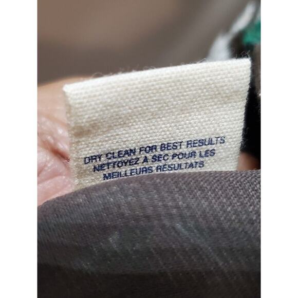 Maeve Women's Black Ruffle 100% Silk Scoop Neck Sleeveless Knee Length Dress 6 - Picture 9 of 12